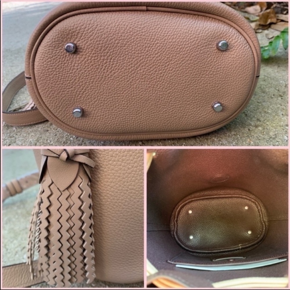Coach Lora Whipstitch Light Taupe Wallet and Bag Set NWT - Picture 3 of 9